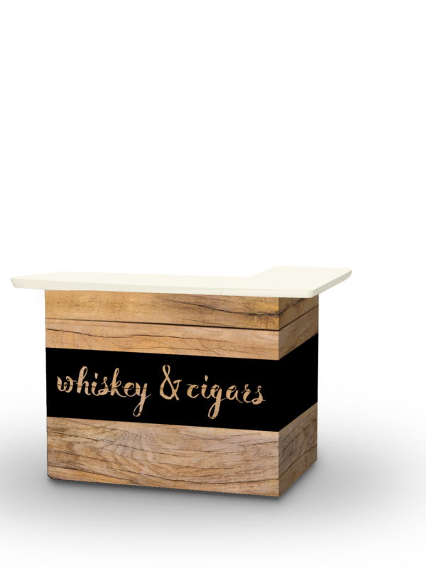 Whiskey & Cigars Portable Bar