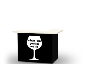 We Sip Wine Portable Bar
