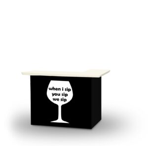 We Sip Wine Portable Bar