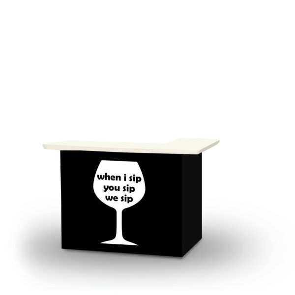 We Sip Wine Portable Bar