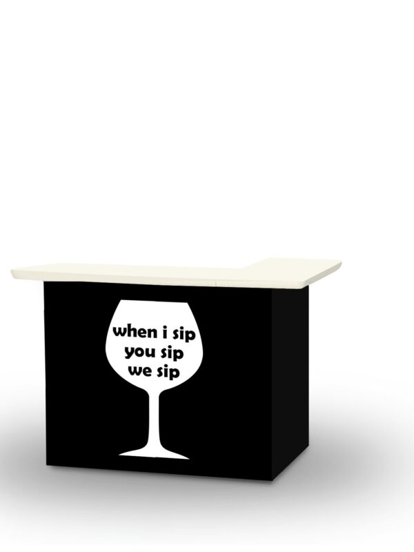 We Sip Wine Portable Bar