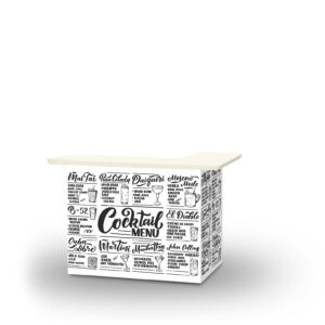 Cocktail Menu Portable Bar