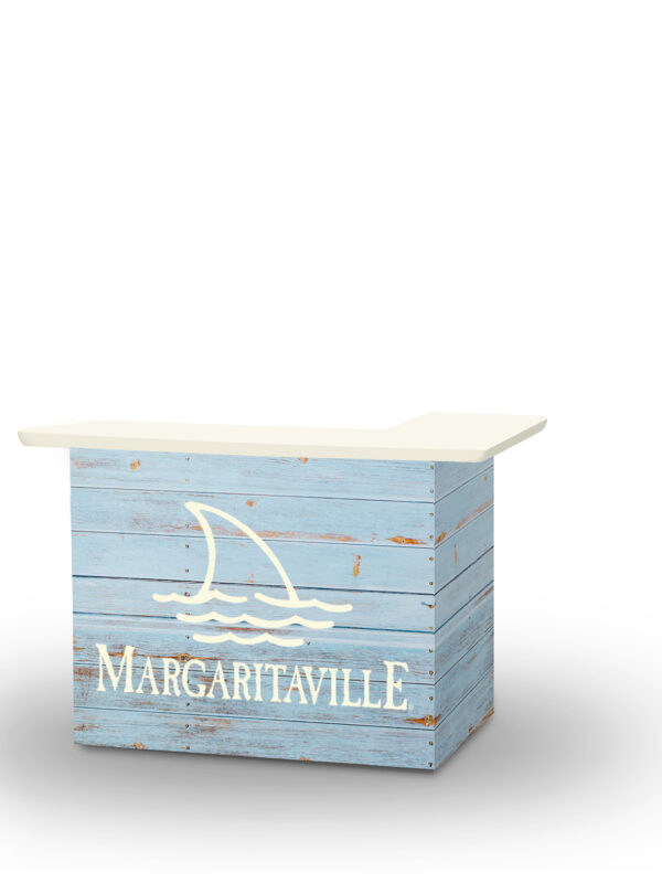 Margaritaville by Build a Bar - Blue Waters Shark Fin Portable Bar