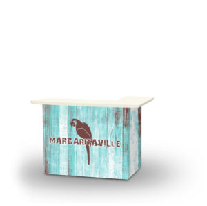 L Shaped Bar With Fabric