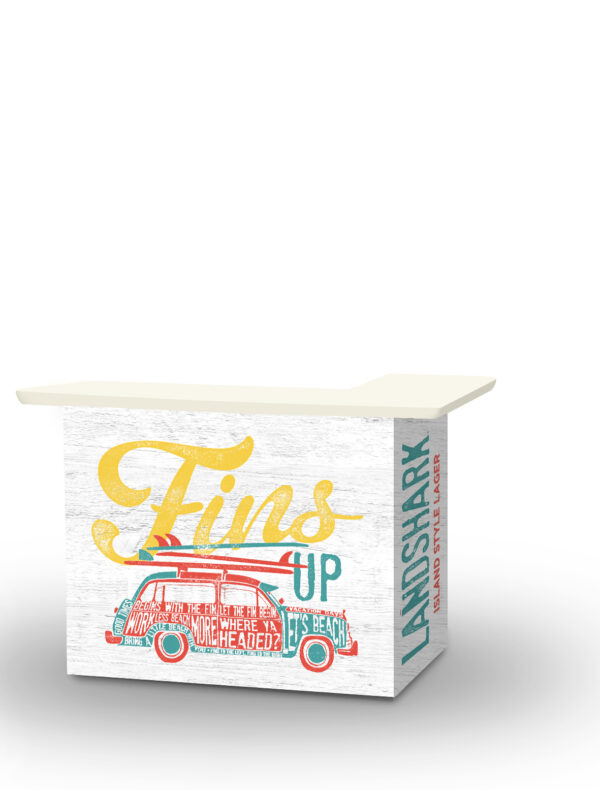 Margaritaville Landshark by Build a Bar - Fins Up Portable Bar