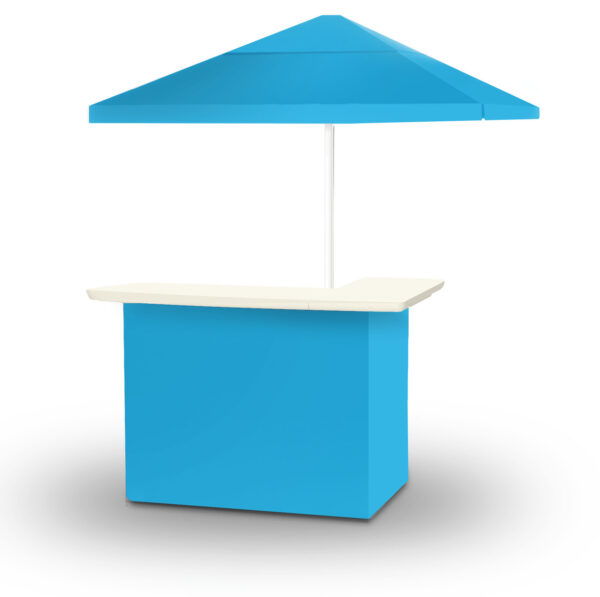 Solid Sky Blue Portable Bar - Build A Bar
