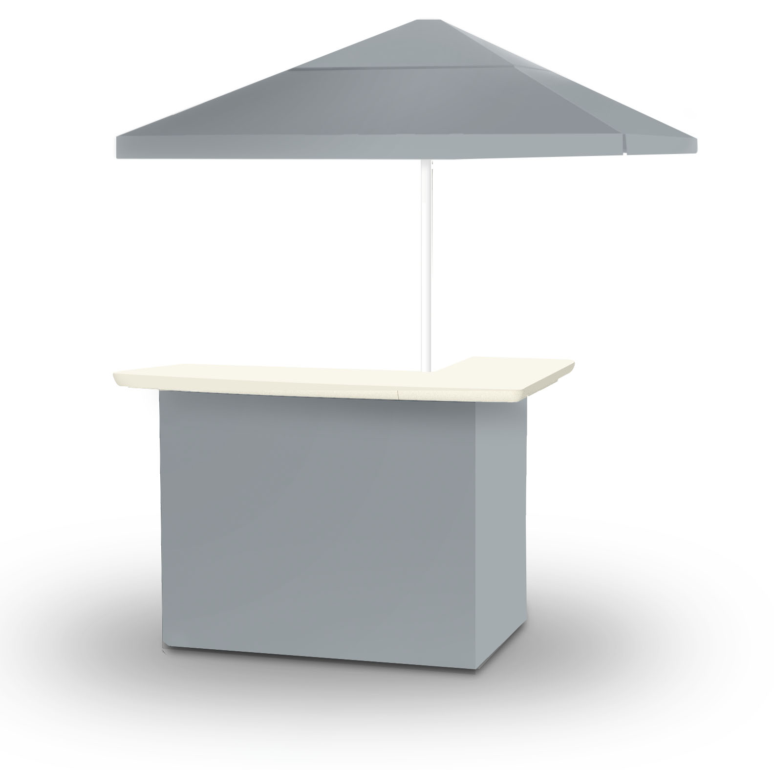 Solid Grey Portable Bar - Image 2