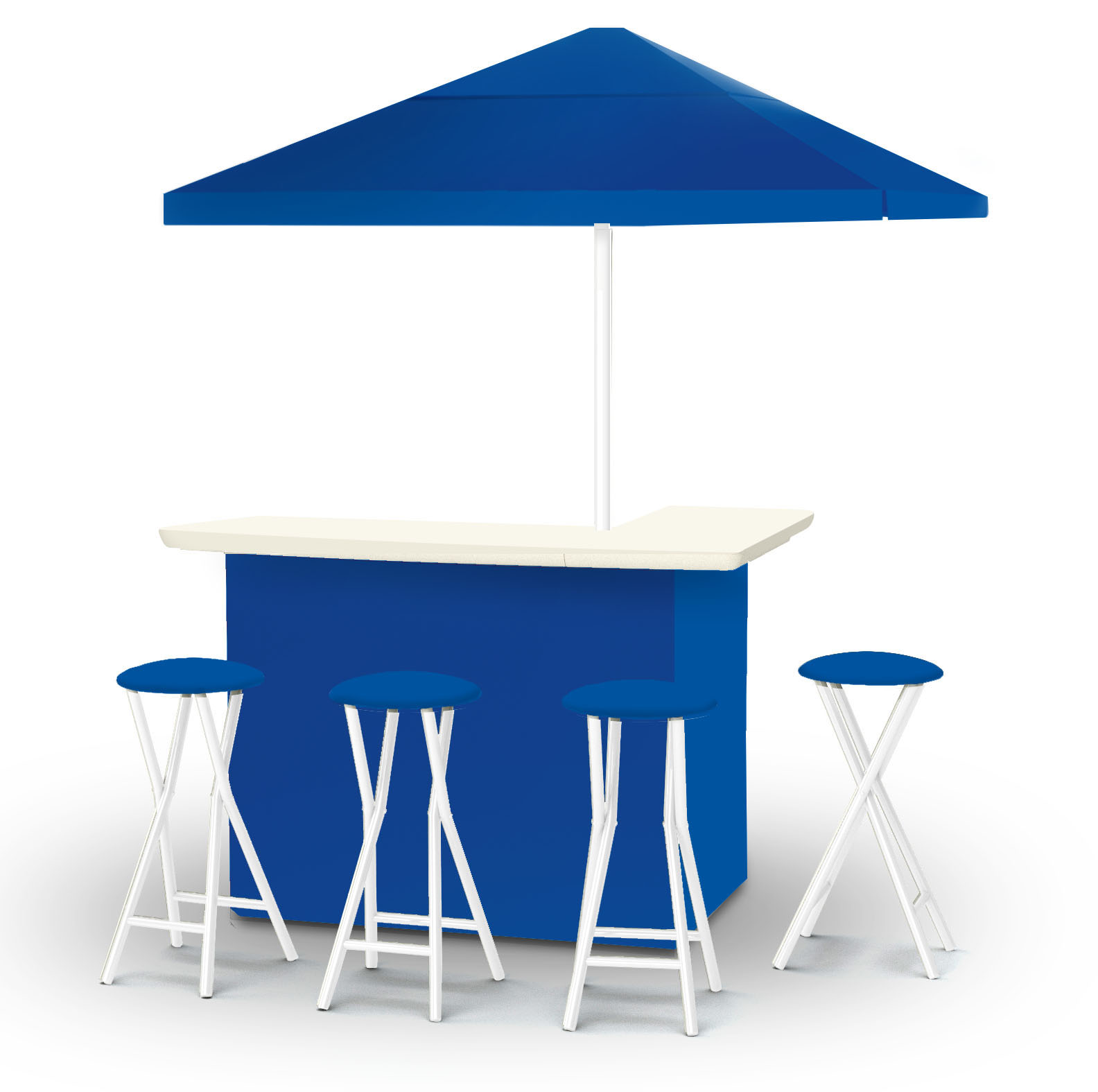 Solid Royal Blue Portable Bar - Image 3