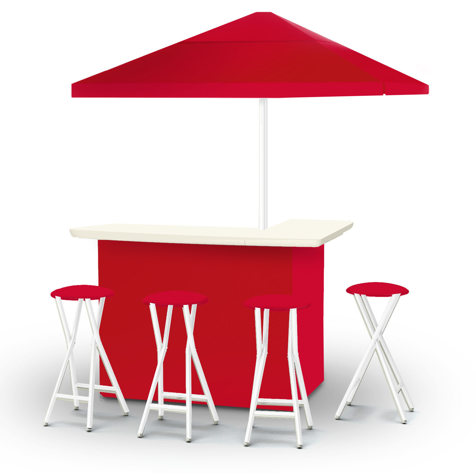 Solid Red Portable Bar - Image 3