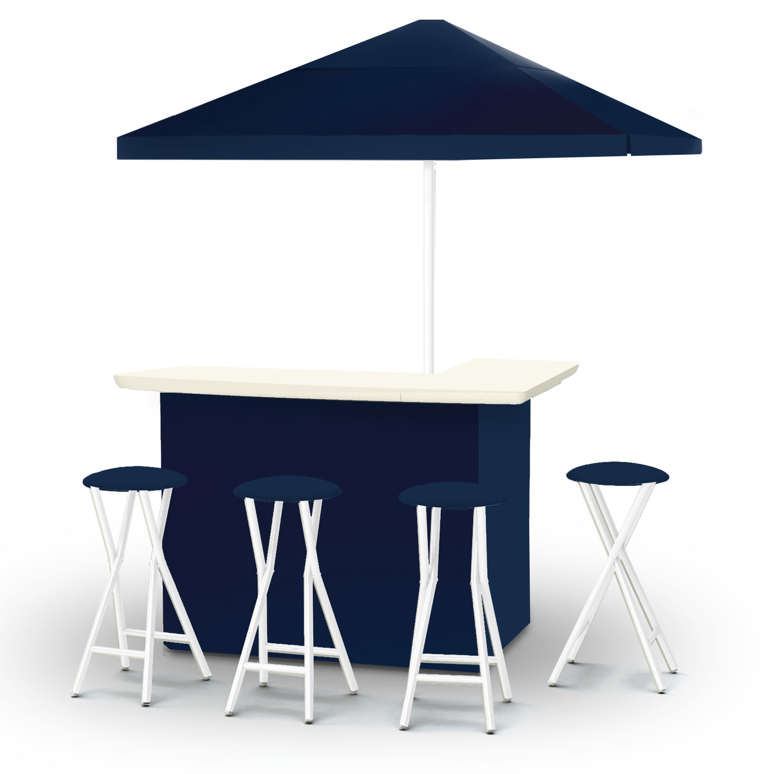 Solid Navy Blue Portable Bar - Image 3