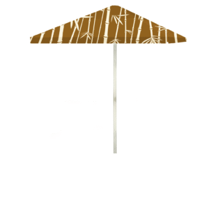 Classic Bamboo 8 ft Tall Square  Umbrella