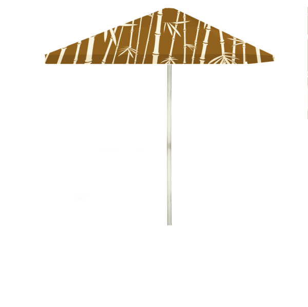 Classic Bamboo 8 ft Tall Square  Umbrella