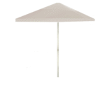 Classic Tan 8 ft Tall Square  Umbrella