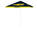 Landshark - Let's Beach 8 ft Tall Square  Umbrella