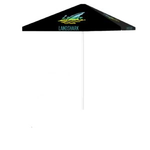 Landshark - Ombre Fin 8 ft Tall Square  Umbrella