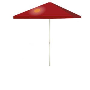 Desert 8 ft Tall Square  Umbrella