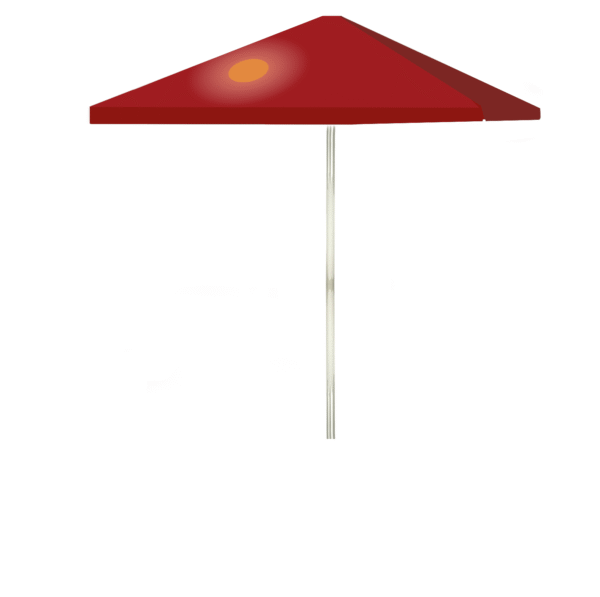 Desert 8 ft Tall Square  Umbrella