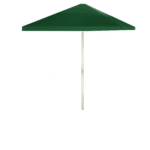 Solid Green 8 ft Tall Square  Umbrella