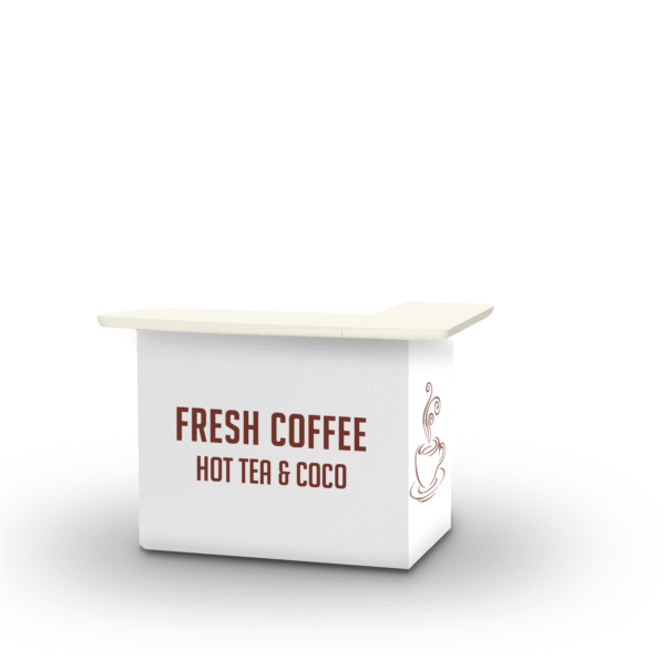 Coffee Bar - White Portable Bar