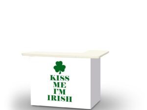 St Patricks Day - Kiss Me I'm Irish Portable Bar