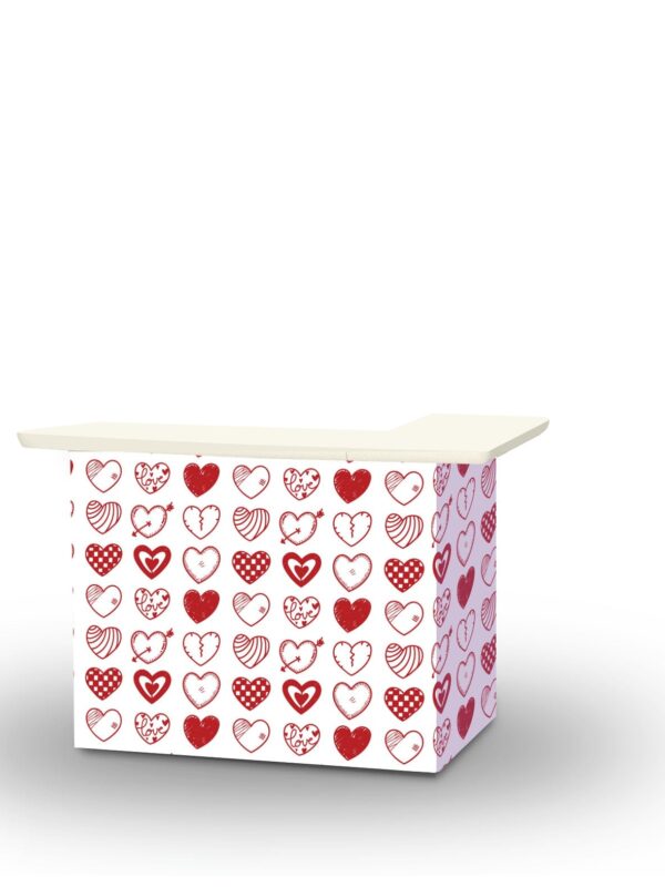 Valentines - Hearts Portable Bar