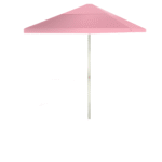Solid Pink 8 ft Tall Square  Umbrella