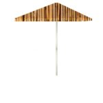 Hawaiian Bamboo 8 ft Tall Square  Umbrella