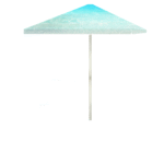 Sand Bar 8 ft Tall Square  Umbrella