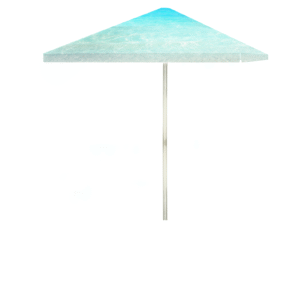 Sand Bar 8 ft Tall Square  Umbrella