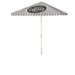 Morning Coffee Roast 8 ft Tall Square  Umbrella