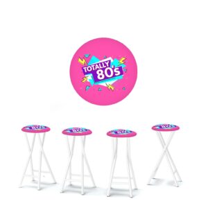 80's Boombox 30" Padded Bar Stools - Set of (4)