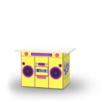 80's Boombox Portable Bar