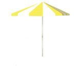 Vintage Lemonade 8 ft Tall Square  Umbrella