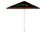 Tequila and Tacos 8 ft Tall Square  Umbrella
