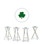 St Patricks Day - Kiss Me I'm Irish 30" Padded Bar Stools - Set of (4)