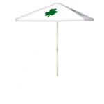St Patricks Day - Kiss Me I'm Irish 8 ft Tall Square  Umbrella
