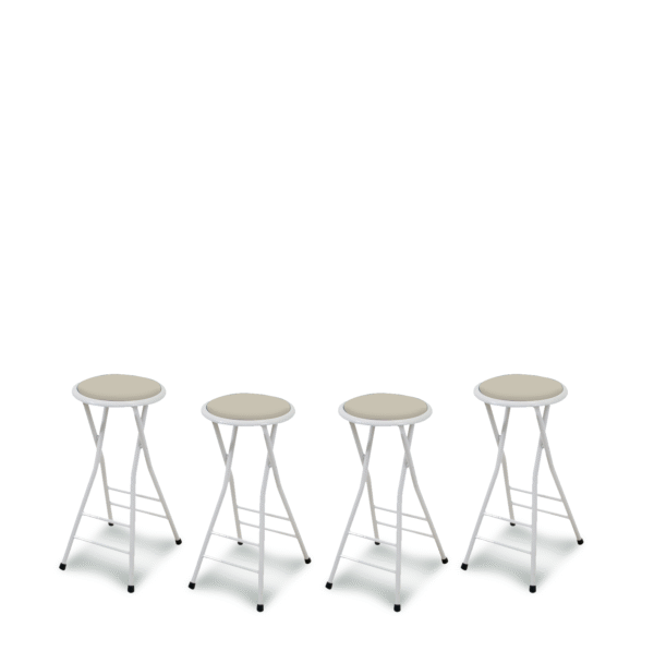 Classic Tan 30" Padded Bar Stools - Set of (4)