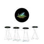 Landshark - Ombre Fin 30" Padded Bar Stools - Set of (4)