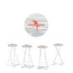 Margaritaville - Take Me Away Parrot 30" Padded Bar Stools - Set of (4)