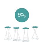 Landshark - Fins Up 30" Padded Bar Stools - Set of (4)