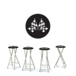Have at it Boys 30" Padded Bar Stools - Set of (4)