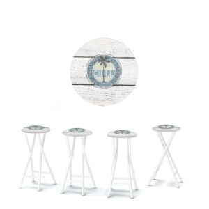 Margaritaville - Paradise Chill 30" Padded Bar Stools - Set of (4)