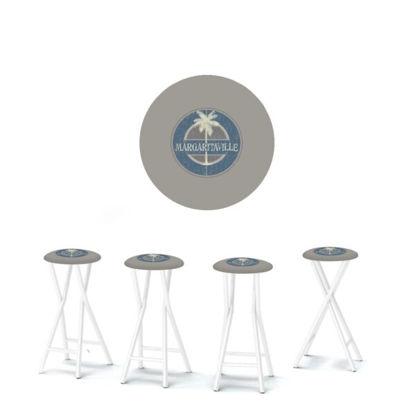 Margaritaville - Palm Tree Paradise 30" Padded Bar Stools - Set of (4)