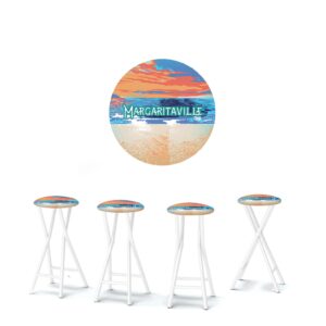 Margaritaville - Growing Older 30" Padded Bar Stools - Set of (4)
