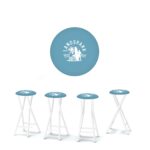 Landshark - Work Less 30" Padded Bar Stools - Set of (4)