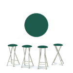 Classic Green 30" Padded Bar Stools - Set of (4)