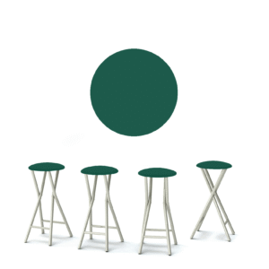 Classic Green 30" Padded Bar Stools - Set of (4)