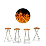 Fire 30" Padded Bar Stools - Set of (4)