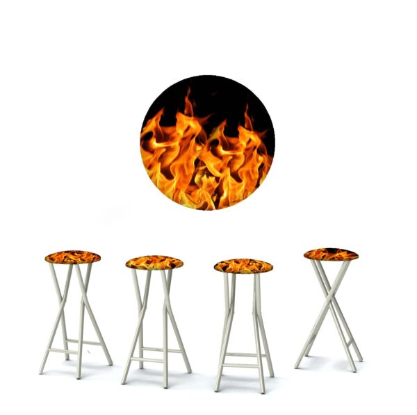 Fire 30" Padded Bar Stools - Set of (4)