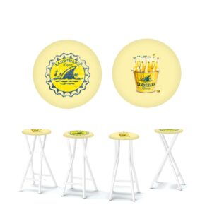 Landshark - Bucket List 30" Padded Bar Stools - Set of (4)